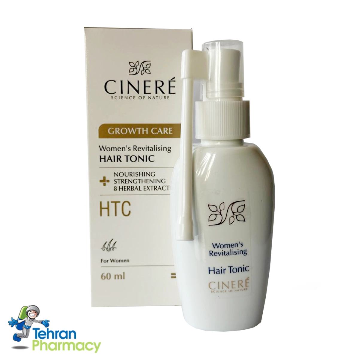 لوسیون گیاهی تقویت مو خانم ها سینره